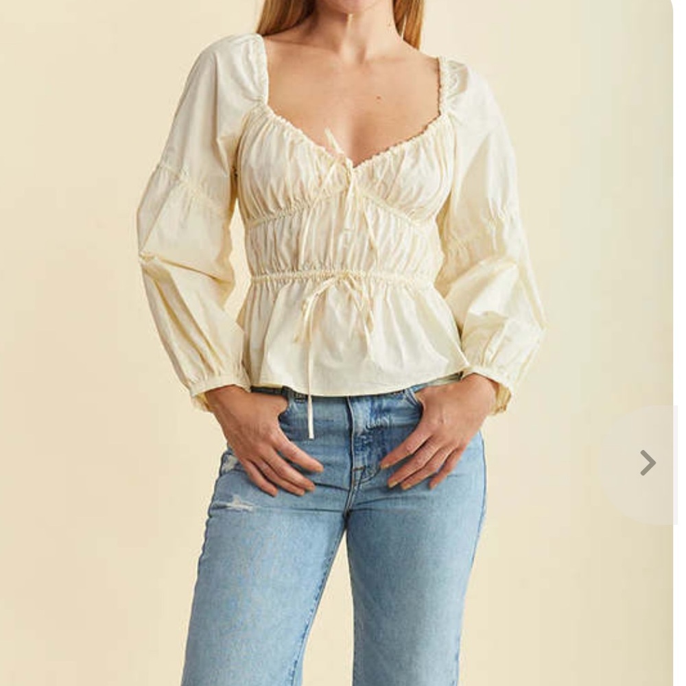 Ciao Lucia Capella Top Cream Size XXS